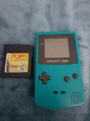 Game Boy Color + Pokemon 2 En 1 Gold & Silver Como Nueva