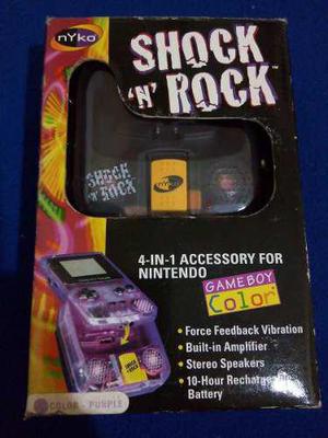 Game Boy Shock N Rock 4en1 Rumble Pak - Parlantes Y Bateria