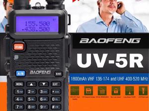 Handy Walkie Baofeng UV-5R BLACK NEW 2018 BIBANDA VHF UHF FM