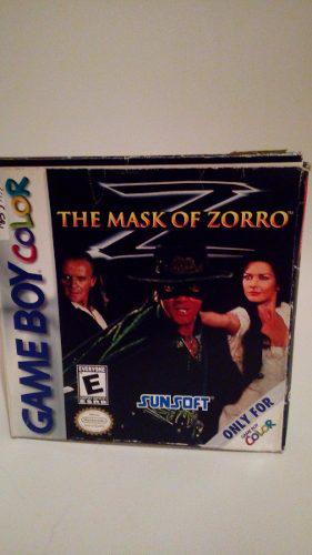 Juego Game Boy Color El Zorro En Caja Completo De Coleccion!