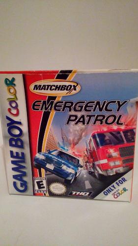 Juego Game Boy Color Emergency Patrol Con Caja