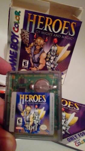 Juego Game Boy Color Heroes And Might And Magic En Caja