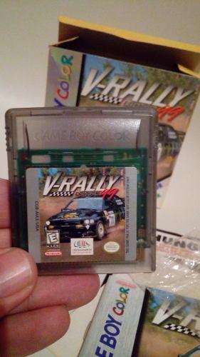 Juego Game Boy Color V-rally En Caja Unico Completo