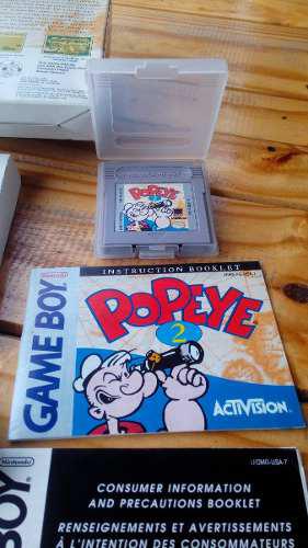 Juego Game Boy Popeye 2 En Caja Impecable Unico !!!