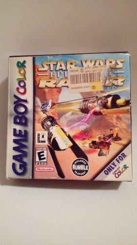 Juego Game Boy Star Wars Episode 1 Racer En Caja