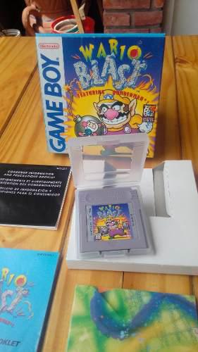 Juego Game Boy Wario Blast En Caja Impecable