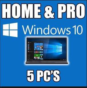 Licencia De Windows 10 Pro 5pc Original