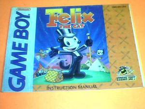 Manual Game Boy - Felix The Cat - 15 Paginas