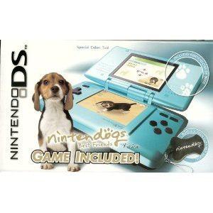 Nintendo Ds Teal Con Nintendogs Best Friends Bundle