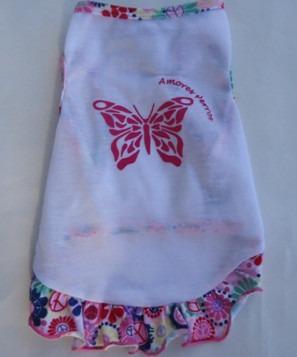 Ropa Para Perro Remera Butterfly