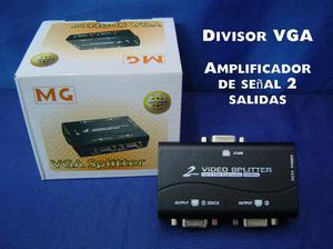 divisor / amplificador de señal vga - villa del parque