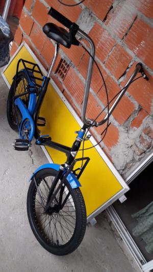Bicicleta plegable restaurada