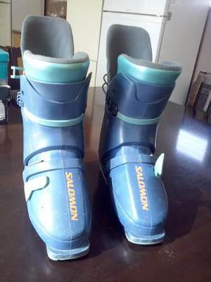 Botas Ski Salomon 53 Made In France L=312 Y Bolso Rossignol