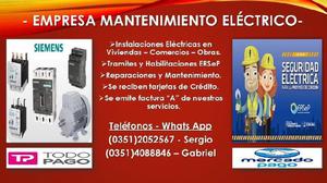 EMPRESA DE MANTENIMIENTO ELÉCTRICO - HABILITACION ERSEP