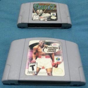 Nintendo 64 Knockout Kings y Bio Freaks
