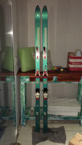 Ski Rossignol 4s Kevlar Buen Estado Con Fijaciones Salomon.