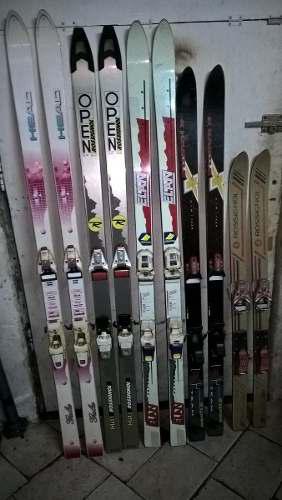 Tablas De Ski Kastle 1,60 M Con Fijaciones