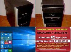 WINDOWS 10 HOME..DISCO 200 GB..AMD ATHLON 64 X 2..5200 2700