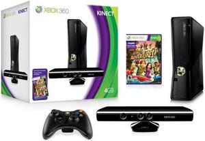 Xbox 360 Slim 120 Gb + Kinect + Flash Lt+3.0 Para Xbox Live