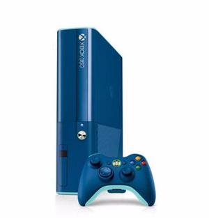 Xbox 360 Slim Edicion Especial Azul Stingray + Hdd 250 + Joy