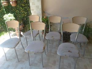 6 sillas cocina