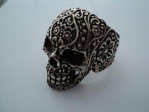 Anillo Calavera Plata 925,diseño Exclusivo.