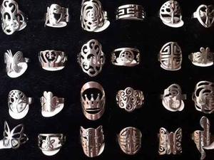 Anillos De Acero Quirúrgico Por Mayor X 12 Unidades