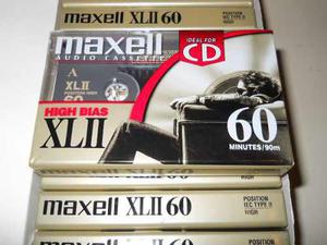 Cassette - Maxell Xlii - Cromo 60 Minutos Precio Por Unidad