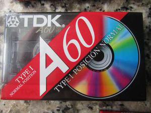 Cassette Para Audio Tdk Modelo A 60. N U E V O S!