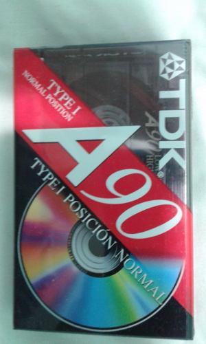 Cassette Tdk A 90 Empaque Cerrado Nuevo