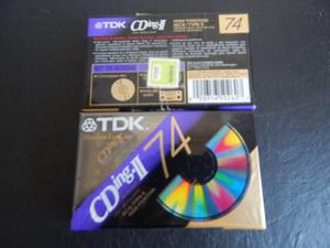 Cassettes Tdk Cding.ii '74 Lote X 2 Cass.