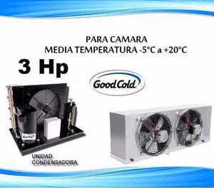 Equipo Good Cold 3 Hp 380 V Camara Frigorifica Media Temp
