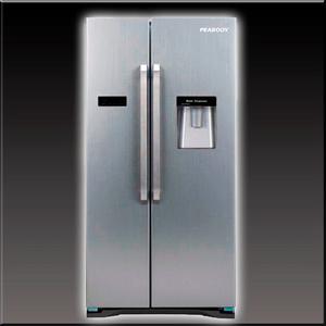 Heladera Side By Side No Frost Acero Inox. 544 Lts Peabody