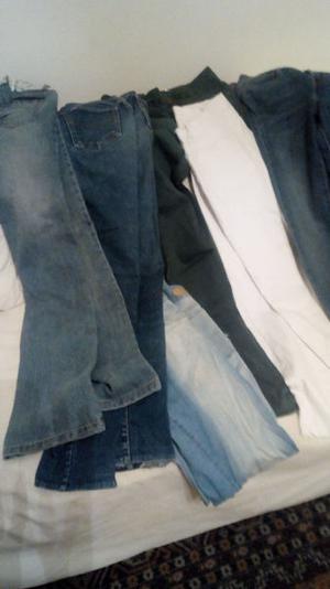 JEANS ELASTIZADO TALLE  TIRO MEDIO Y ALTO, HAY