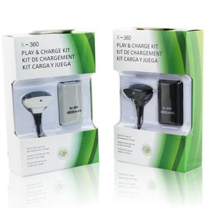 Kit Juega Y Carga Xbox 360 Compatible Todos Los Modelos