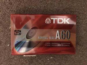 Lote X 10 Cassette Tdk A60 Normal Bias Nuevos