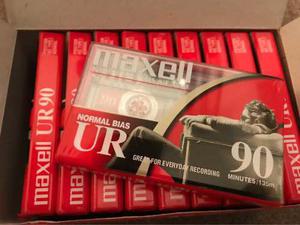 Lote X 10 Cassettes Maxell U90 Virgenes