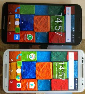 Oportunidad 2 (dos) Moto X (2da Gen) con 32GB a $4800.