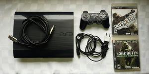 PLAY STATION 3 Ultra Slim 250 GB IMPECABLE ORIGINAL SIN