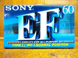 Sony Ef-x 60 Cassette Tape Cerrado Stock Disponible.!!!