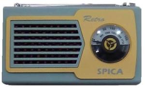 Spica Sp555 Radio Am/fm Estilo Retro Vintage De Bolsillo