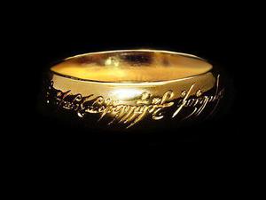 Tolkien Ring, Anillo Unico, Del Señor De Los Anillos, Merp