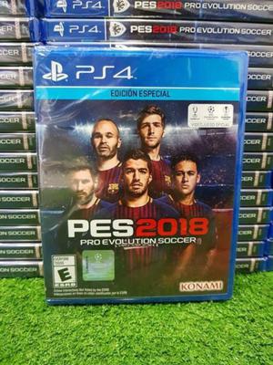 Vendo PES 18 PS4 ORIGINALES NUEVOS