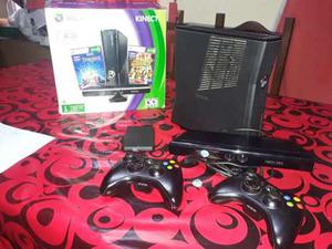 Xbox 360 Original Usada Con 2 Joysticks, Kinect Y Disco Duro
