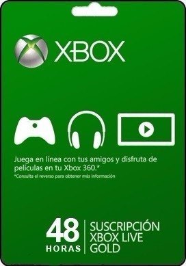 Xbox Live Gold 2 Dias Membresia 48 Hs -usa- Key #argencards