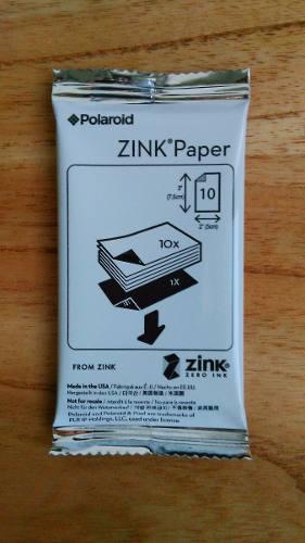 Papeles Polaroid Premium Zink 2x3 Pack X 10