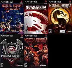 Saga Mortal Kombat Para Ps2. Incluye 5 Juegos!!!