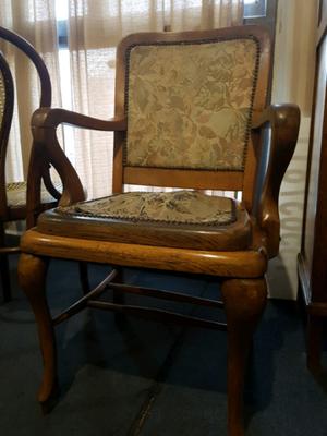 Sillon antiguo de roble, para escritorio