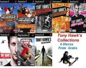 Tony Hawks Collection Ps2 Sony Playstation 2 (8 Discos)