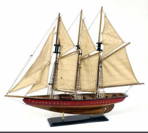 Velero Miniatura 86 Cm Madera Decorativo - Barco Escala